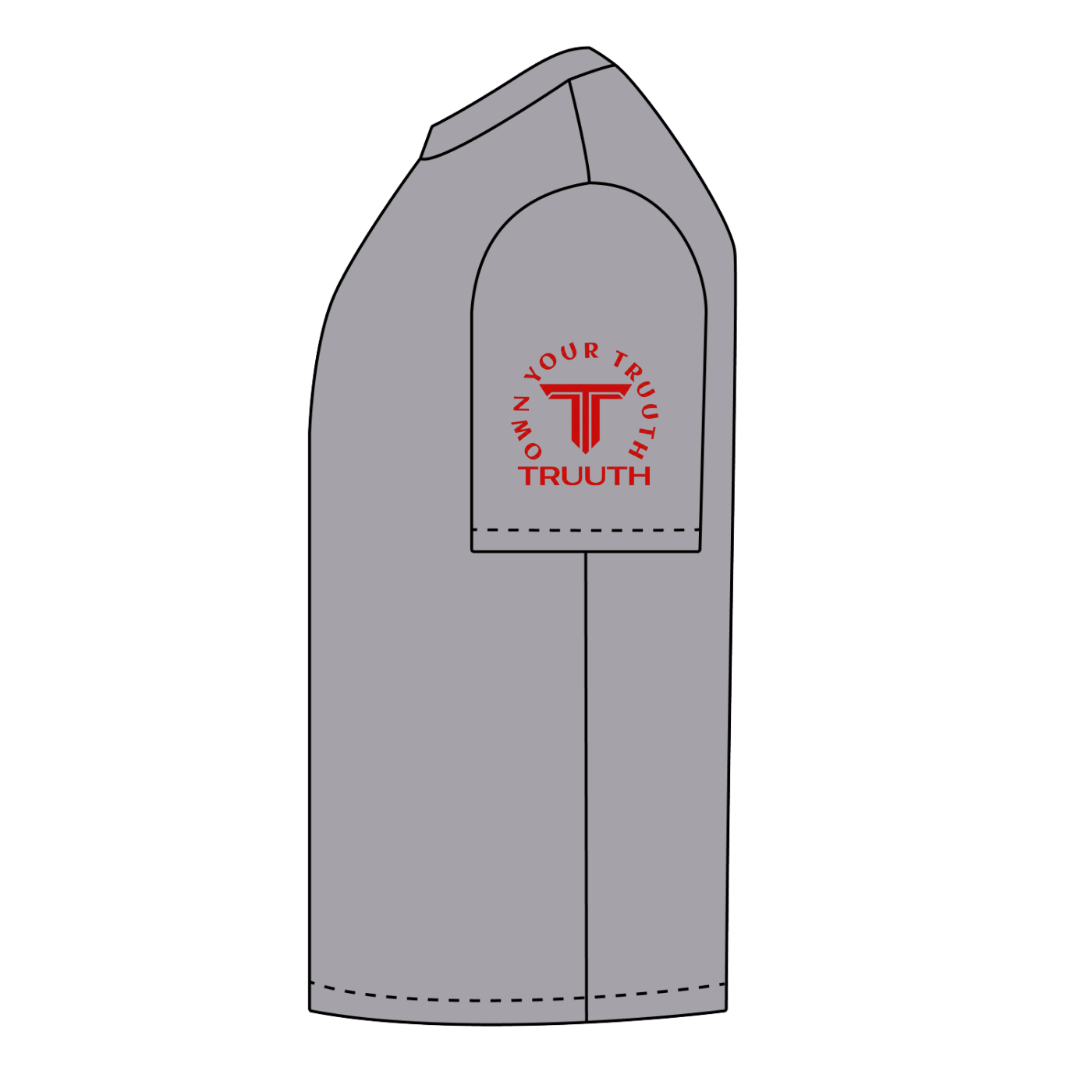 TRUUTH Snow Washed Heavyweight Oversize T-Shirt