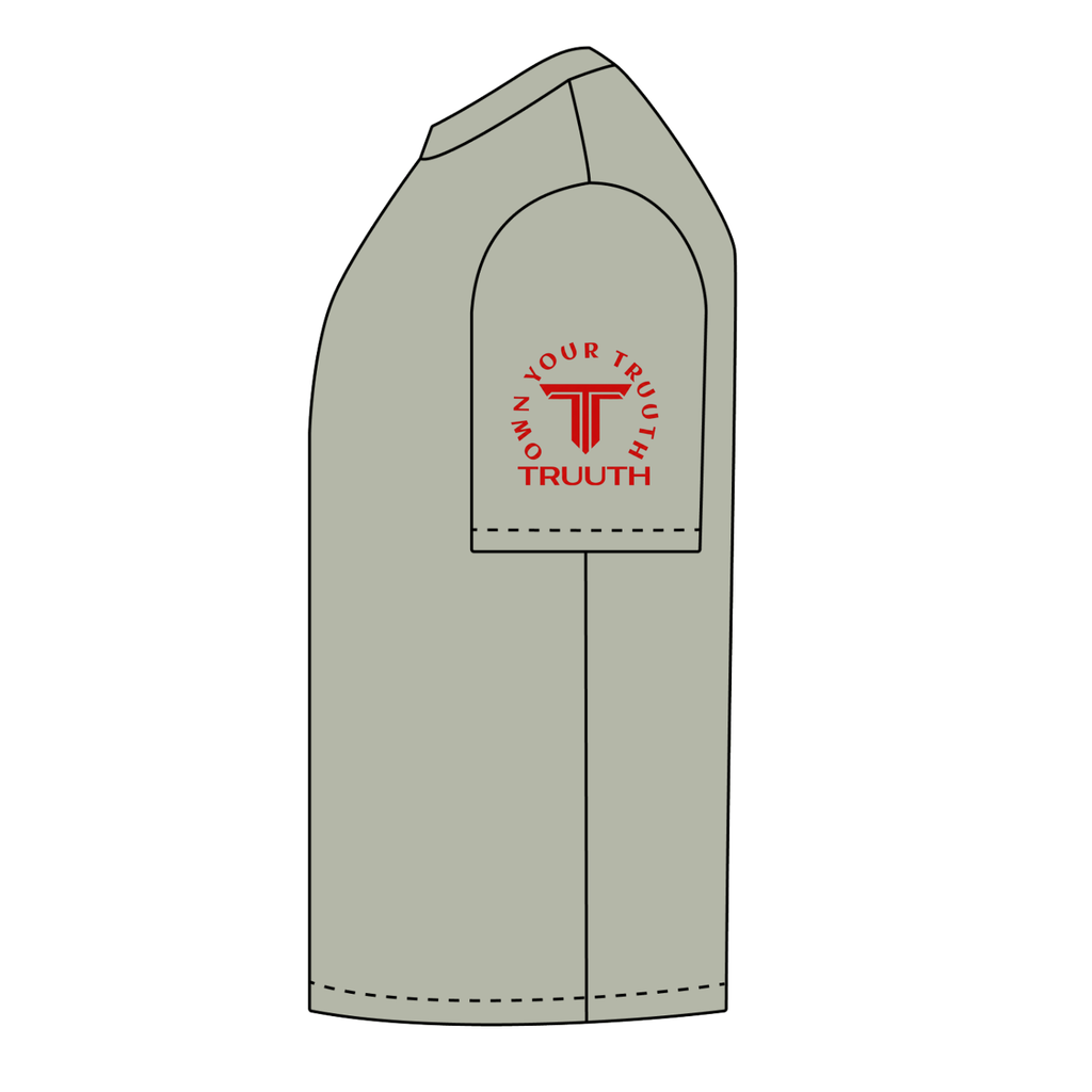 TRUUTH Snow Washed Heavyweight Oversize T-Shirt