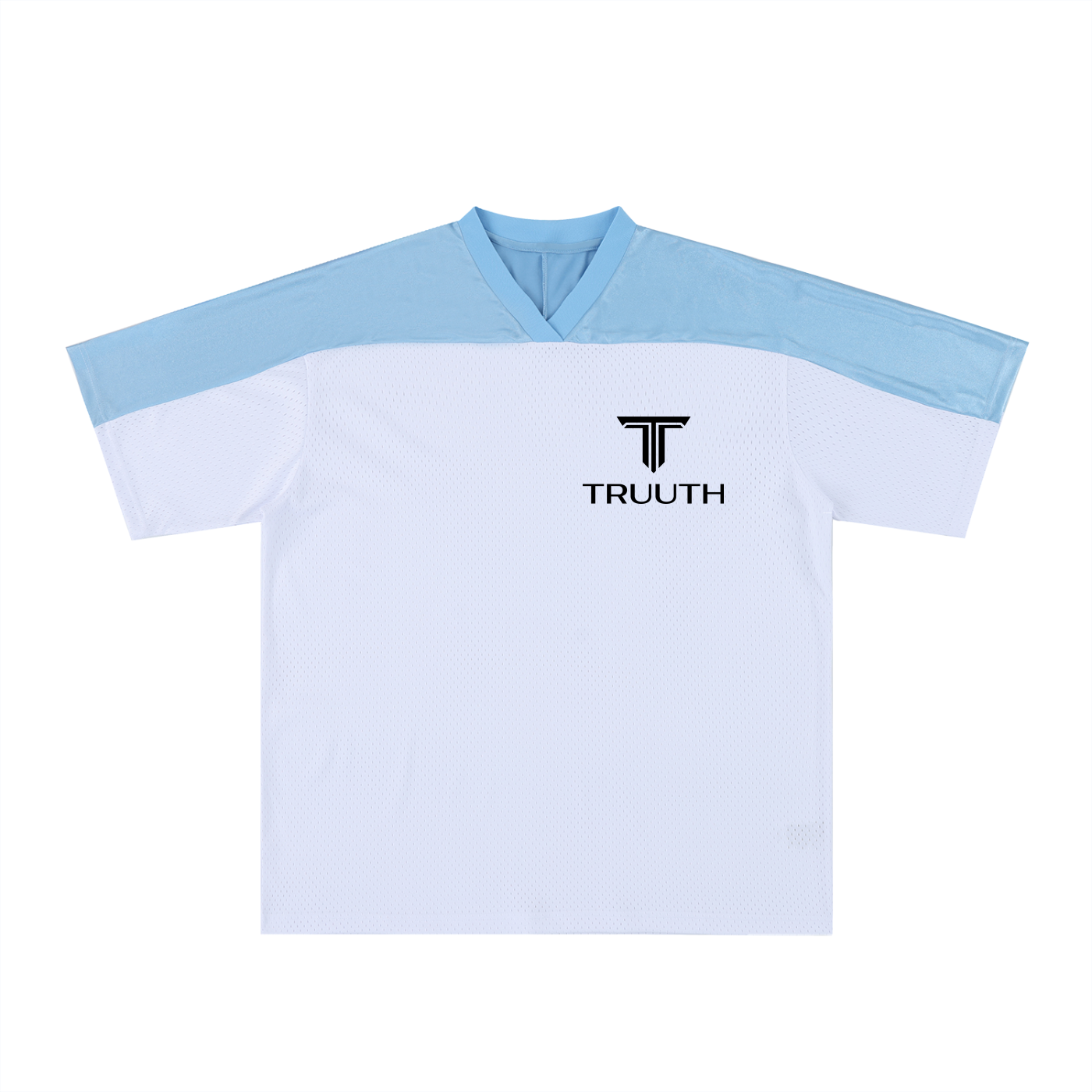 TRUUTH Oversized Mesh V-Neck Soccer Jersey