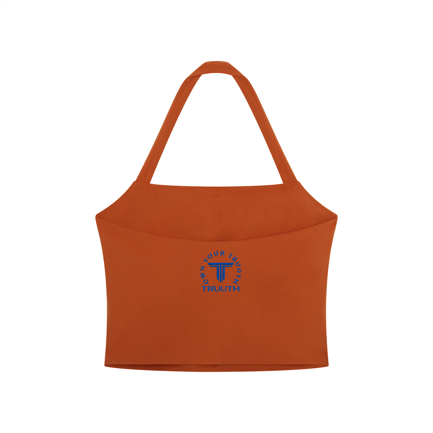 TRUUTH Women's Halter Crop Sports Bra