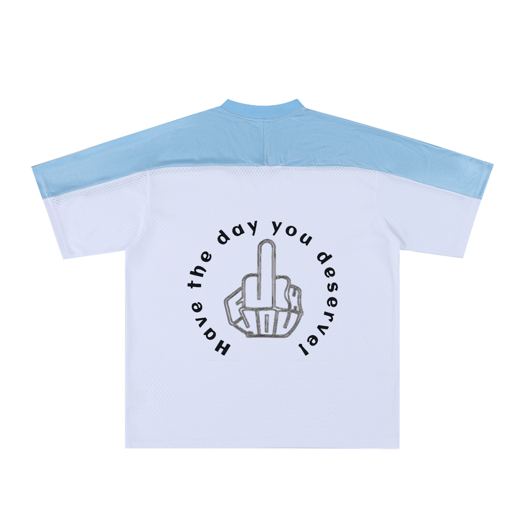 TRUUTH Oversized Mesh V-Neck Soccer Jersey