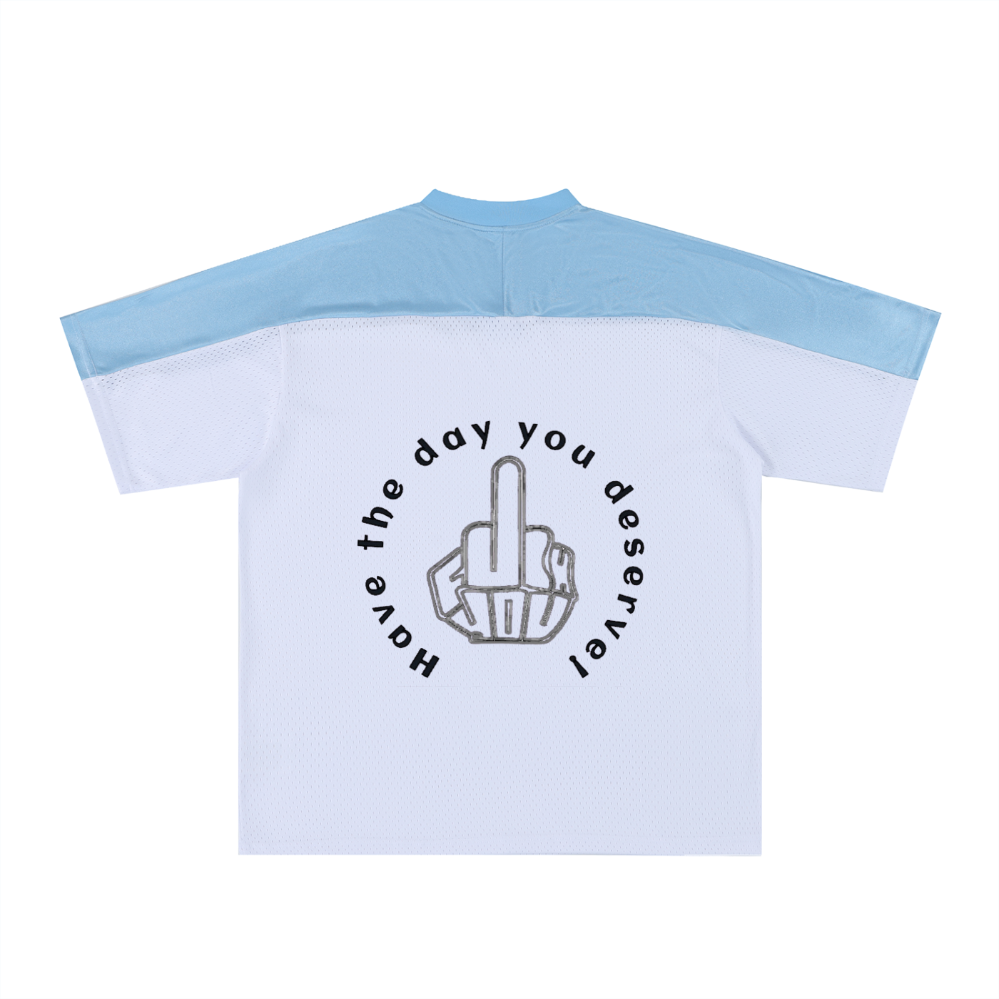 TRUUTH Oversized Mesh V-Neck Soccer Jersey