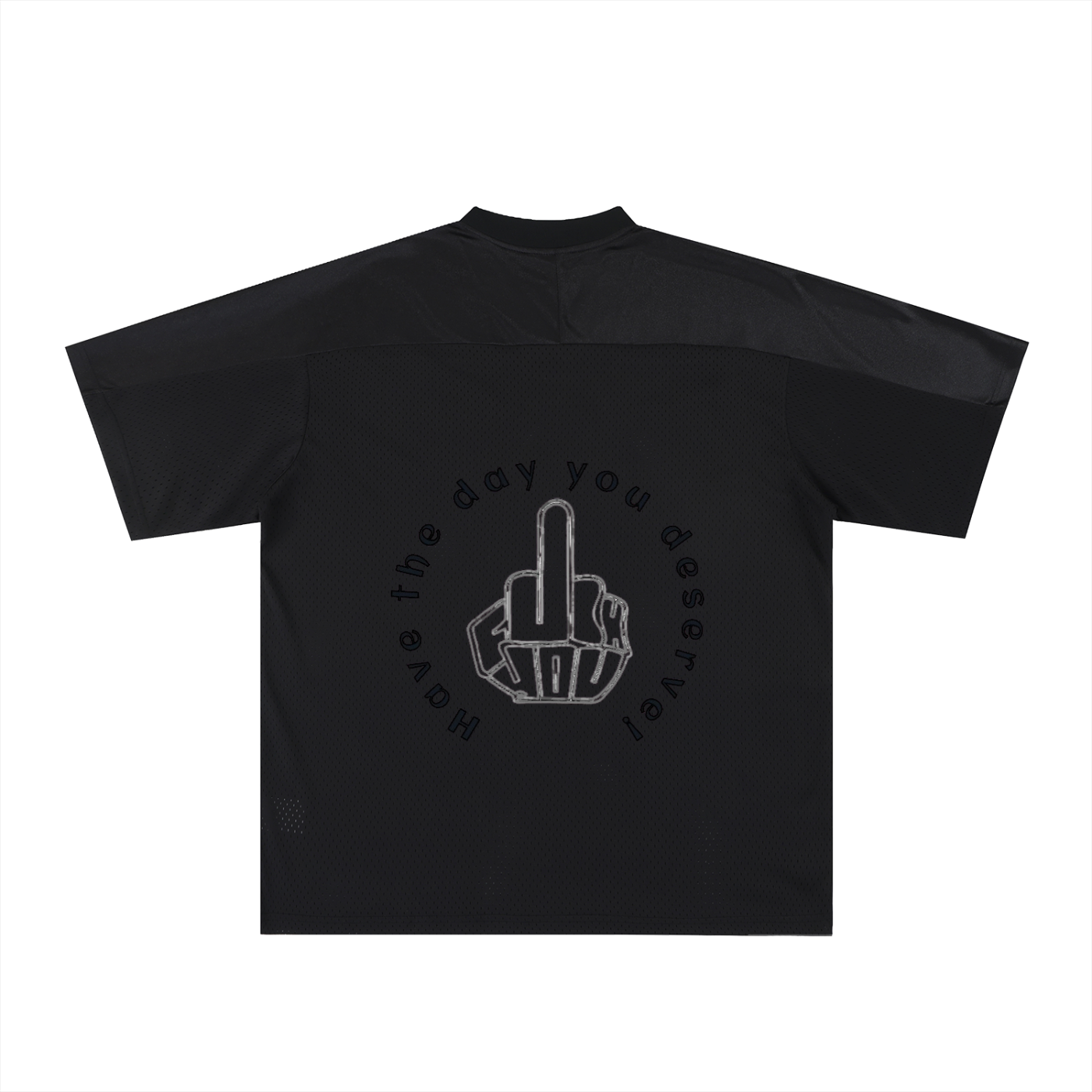 TRUUTH Oversized Mesh V-Neck Soccer Jersey
