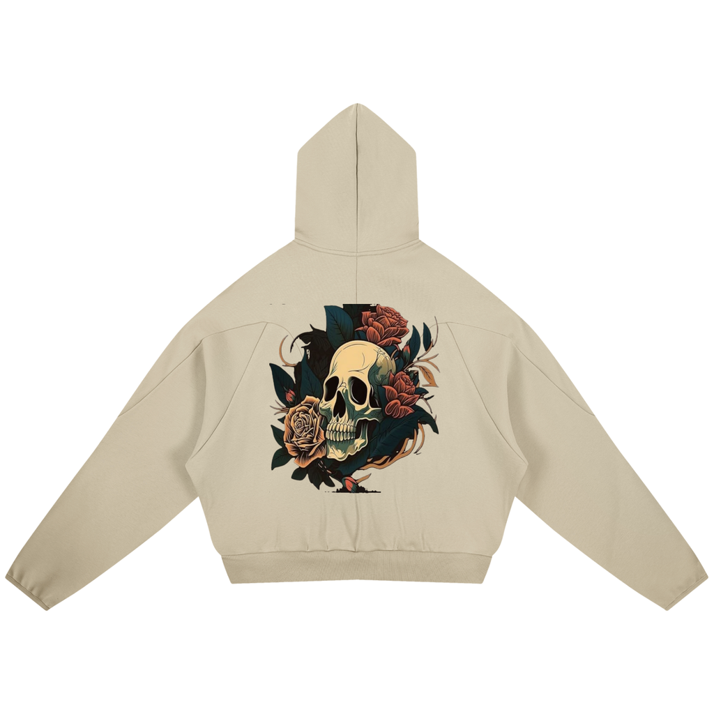 Curved Panel Raglan Hoodie