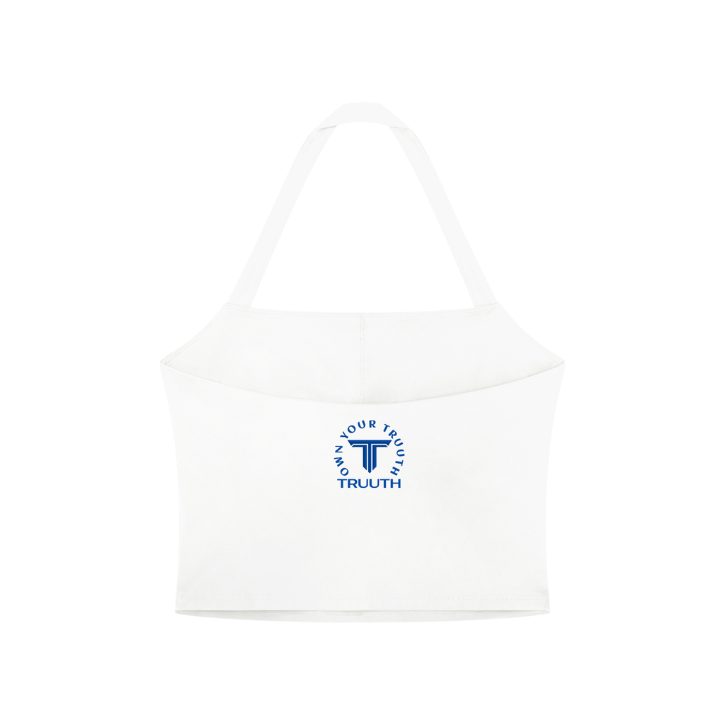 TRUUTH Women's Halter Crop Sports Bra