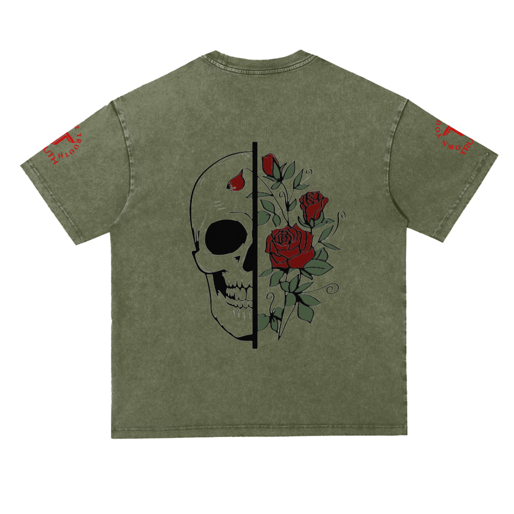 TRUUTH Snow Washed Heavyweight Oversize T-Shirt