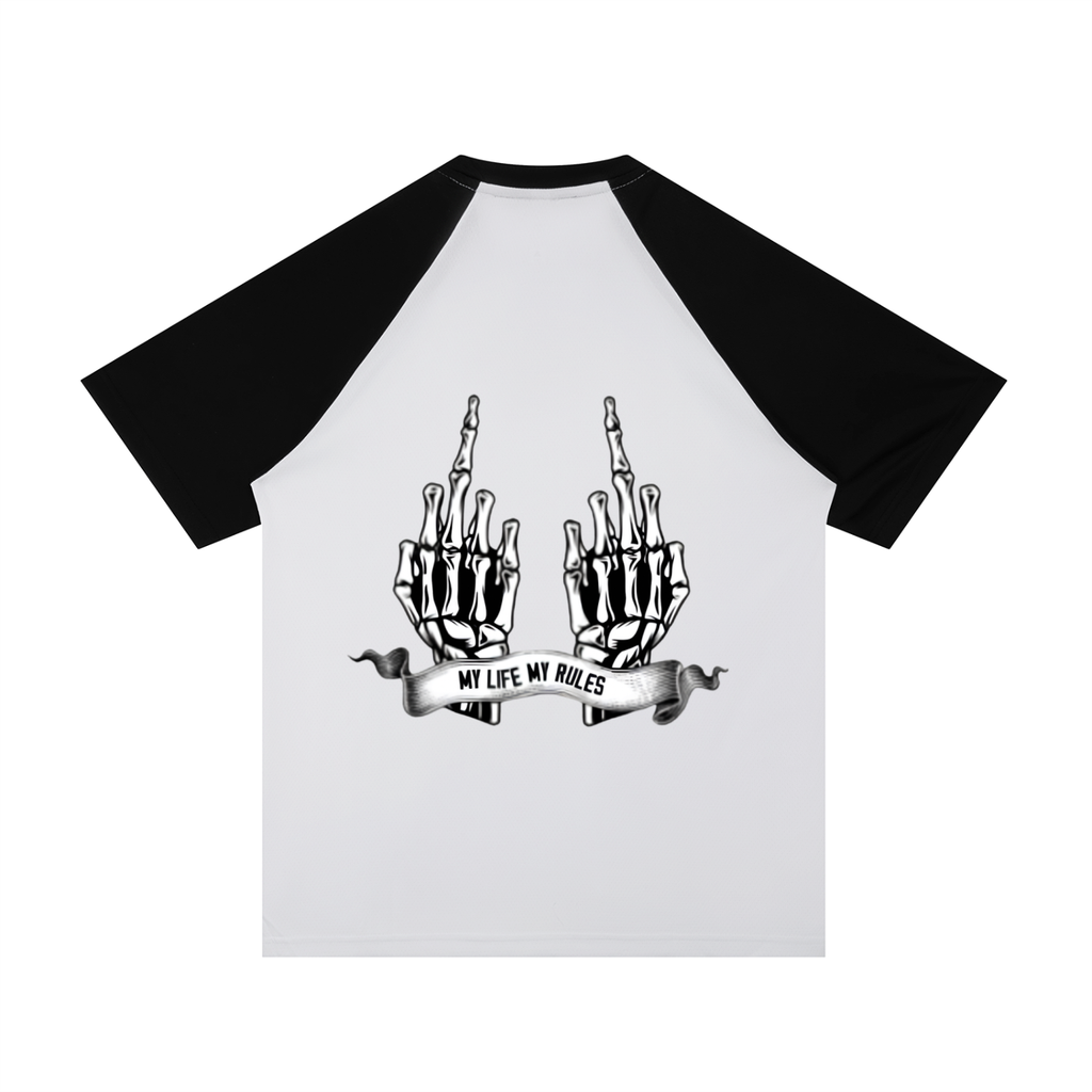 TRUUTH Raglan Sleeve Mesh T-Shirt