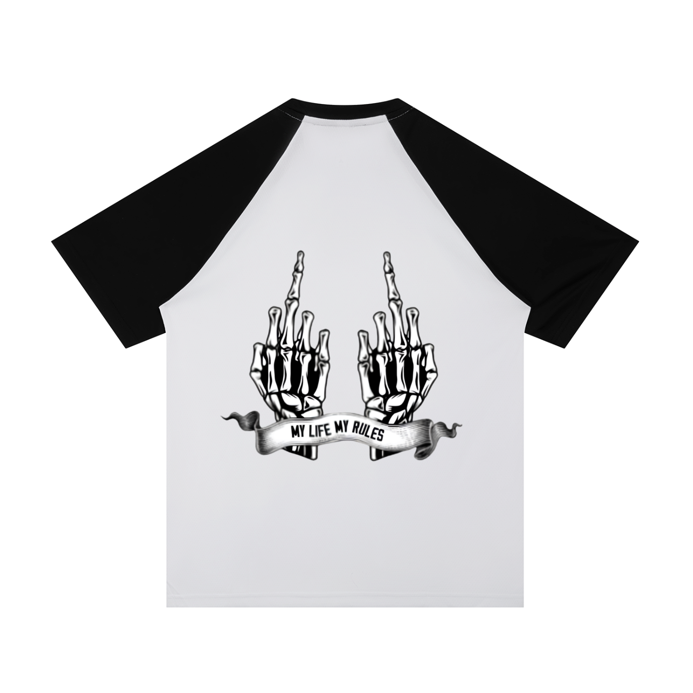 TRUUTH Raglan Sleeve Mesh T-Shirt