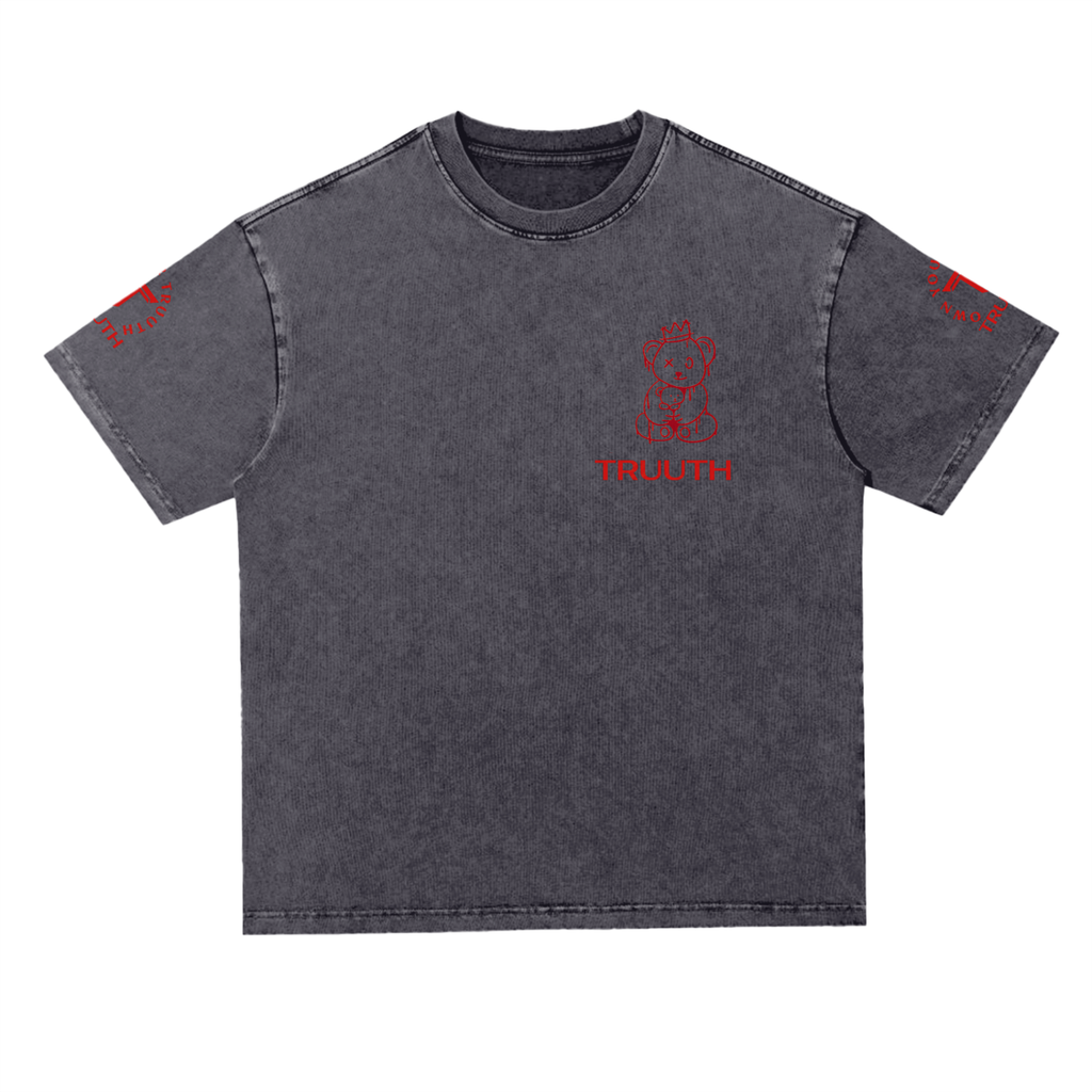 TRUUTH Snow Washed Heavyweight Oversize T-Shirt