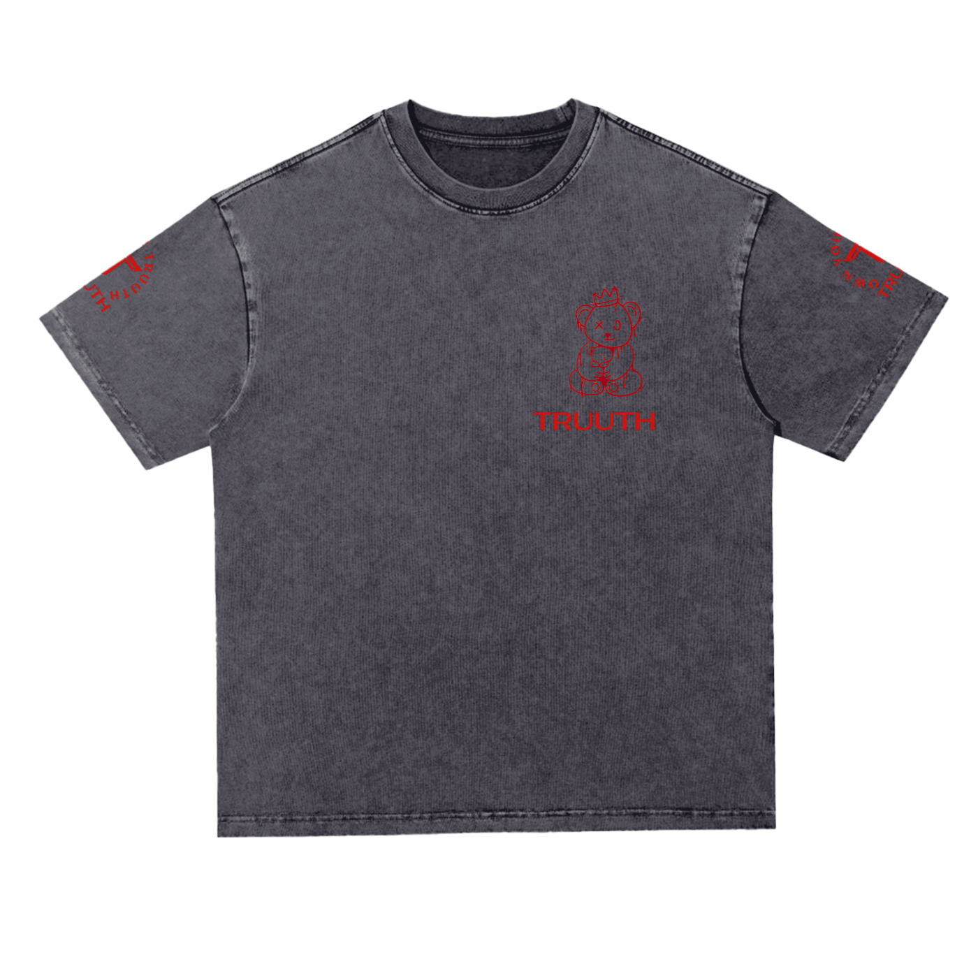 TRUUTH Snow Washed Heavyweight Oversize T-Shirt