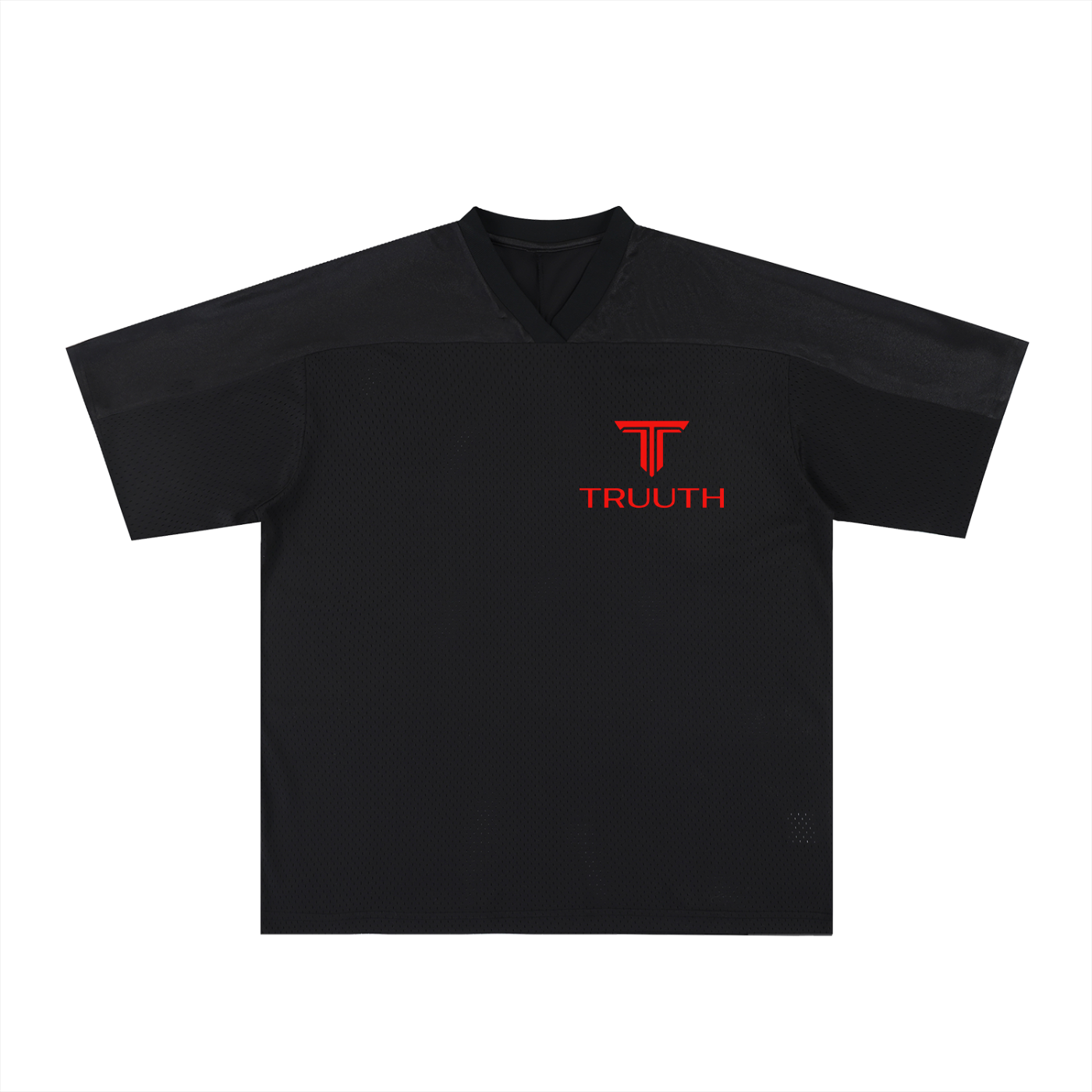 TRUUTH Oversized Mesh V-Neck Soccer Jersey