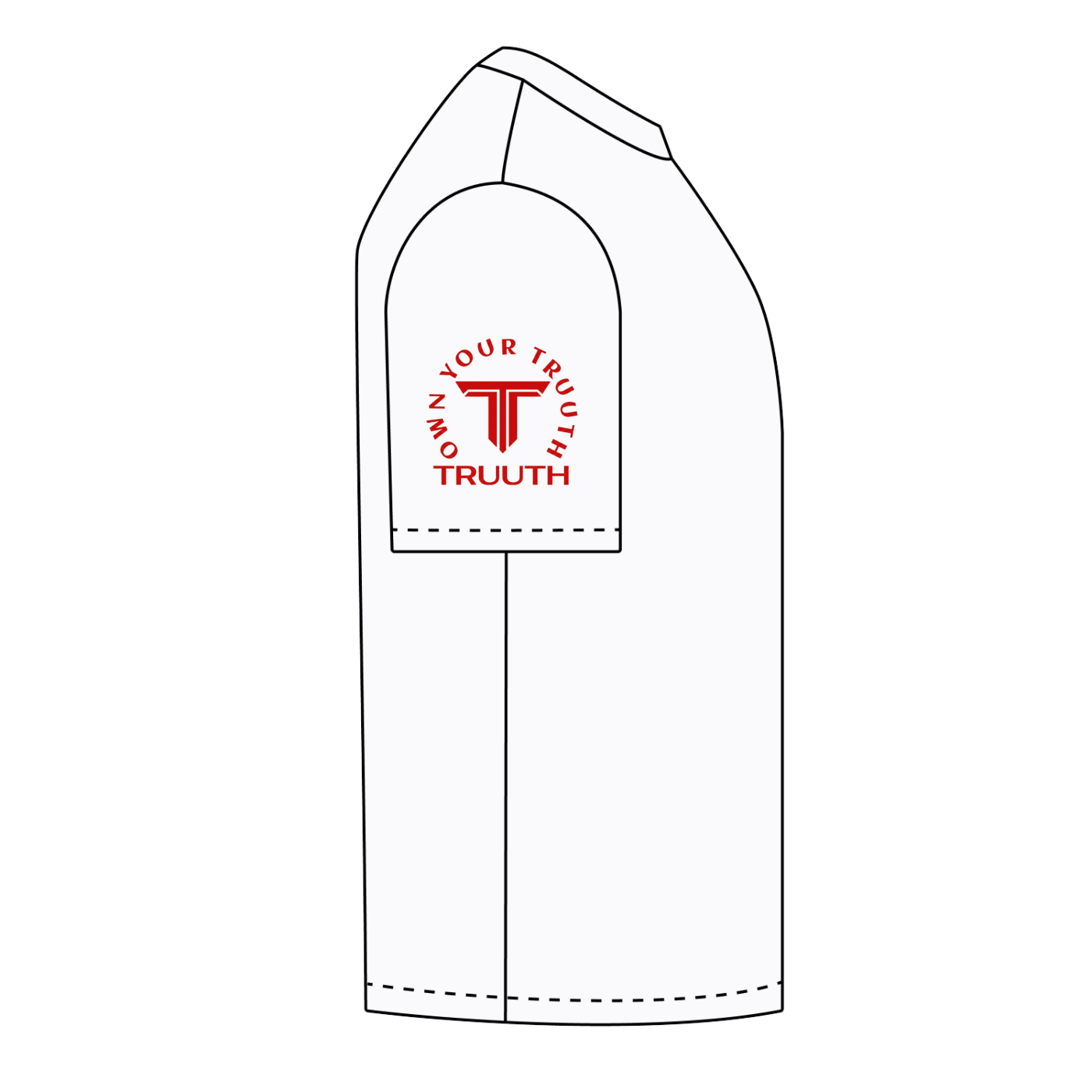TRUUTH Unisex Seamless Cotton T-Shirt